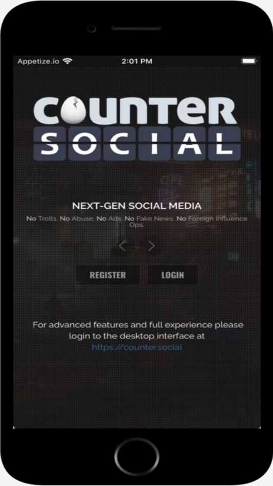 #1. CounterSocial (iOS) 由: Jay Bauer