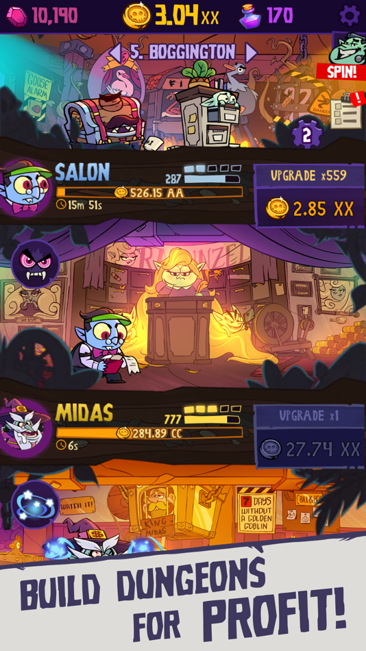 #1. Dungeon, Inc.: Idle Clicker (iOS) Podle: PikPok