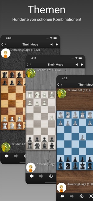 Schach spielen gegen die Fernseh-App: Königlich