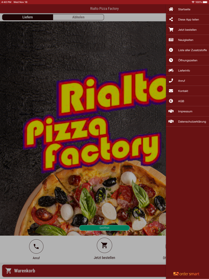 Rialto Pizza Factory