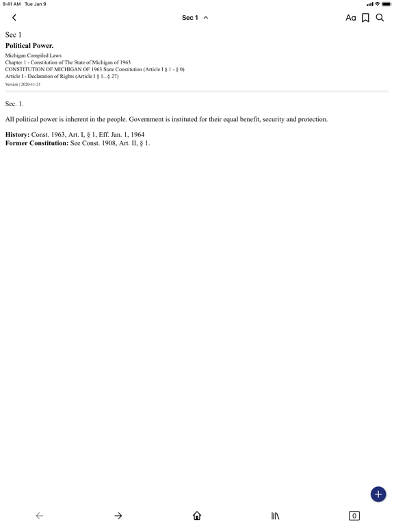 Screenshot #5 pour Michigan Compiled Laws