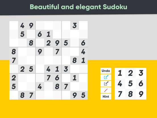 Good Sudoku by Zach Gage iPad app afbeelding 1