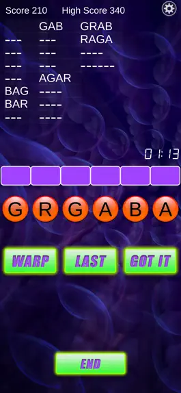 Game screenshot Word Warp - A Word Puzzle Game apk