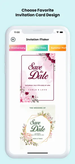 Game screenshot Invitation Card Maker (RSVP) hack