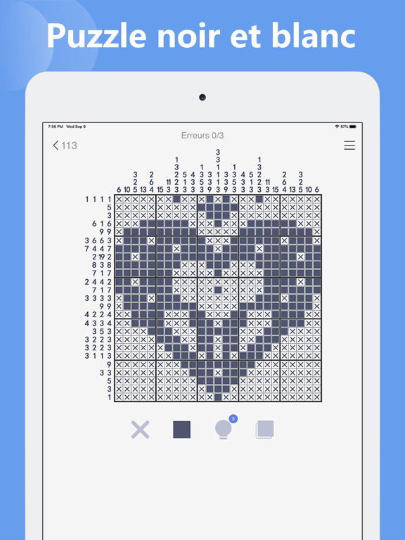 Screenshot #5 pour Nonogram - jeu de mots croisés