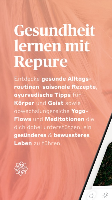 Repure: Ayurveda, Food & Yoga Screenshot