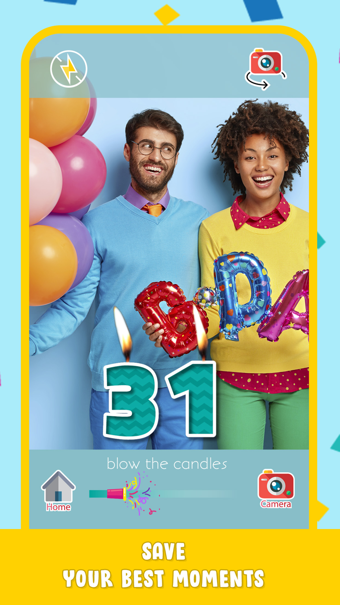 Funny Happy Birthday Candle