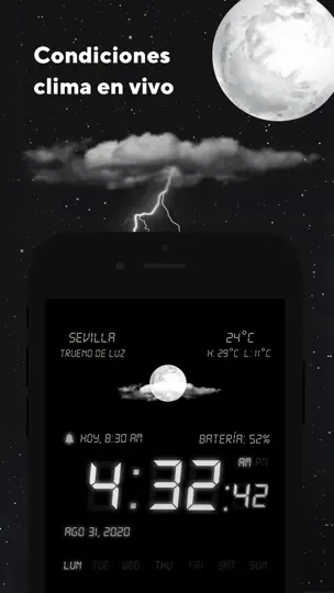 Captura de pantalla de Reloj Despertador Con Música en iPhone 6