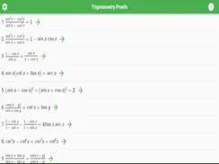 Trigonometry Identities Proofs iPad image 1