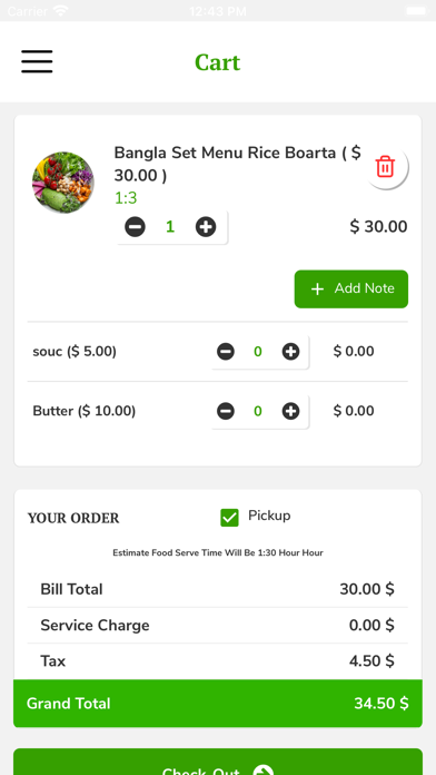 Bhojon Restaurant Screenshot