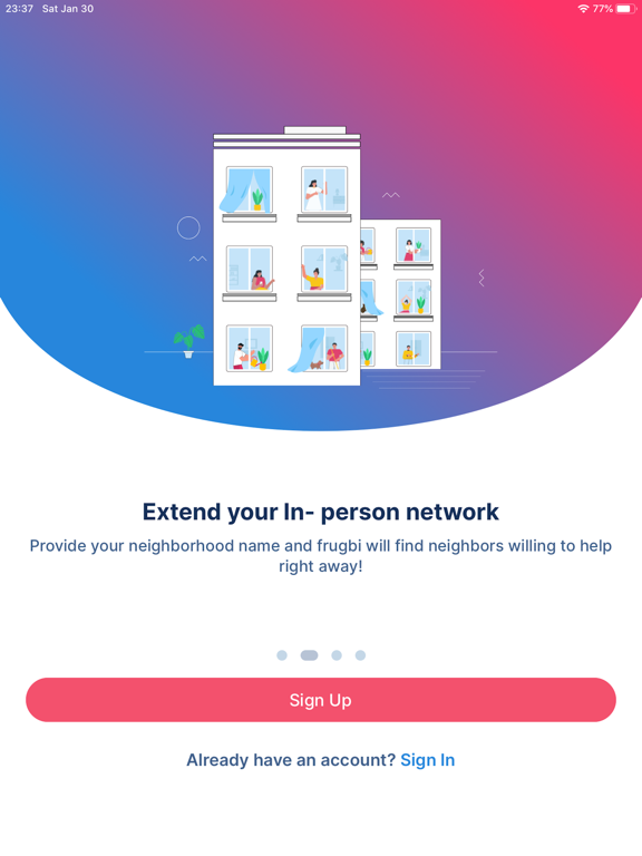 frugbi iPad screenshot 4 - Social Networking app