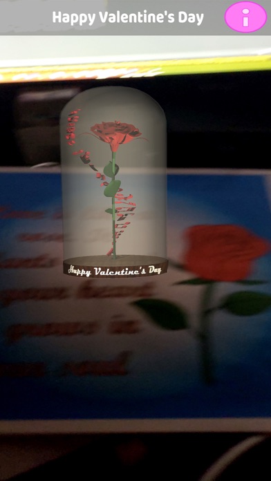 Valentine Card AR Screenshot