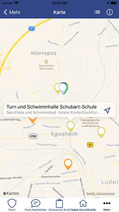 TSVLB Fan und Mitglieder App Screenshot