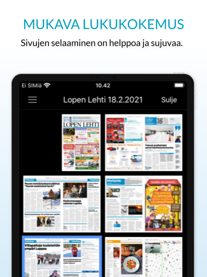 Lopen Lehti päivän lehti