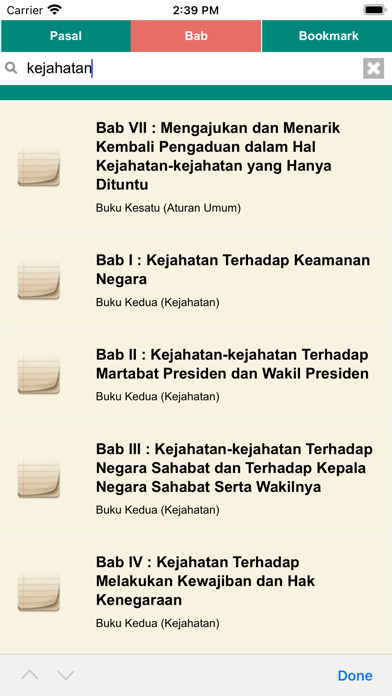 KUHP Indonesia Offline Screenshot