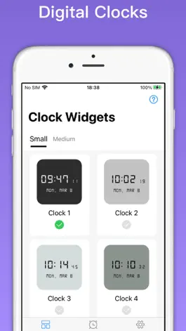 Game screenshot Clock Widgets in Standby Mode apk