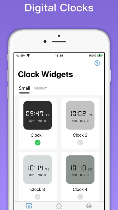 Screenshot #2 pour Widgets d'horloge de veille