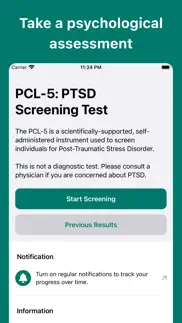 ptsd test iphone screenshot 1