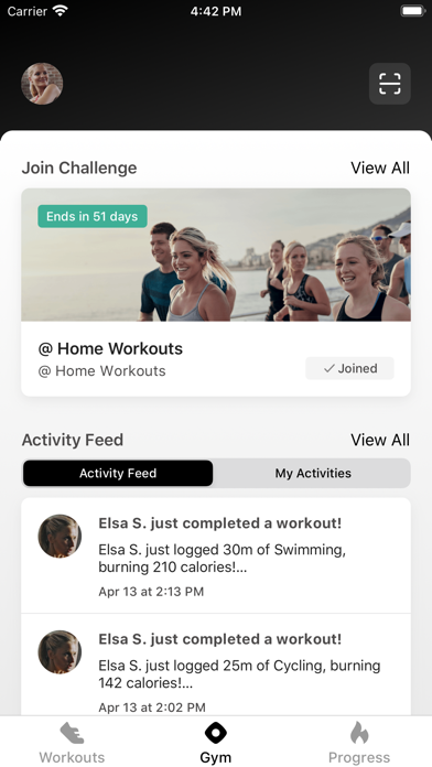 Verge Fitness Screenshot