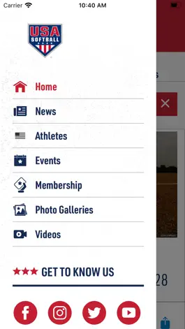 Game screenshot USA Softball Mobile App mod apk