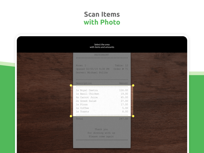 Fairsplit Split the Bill