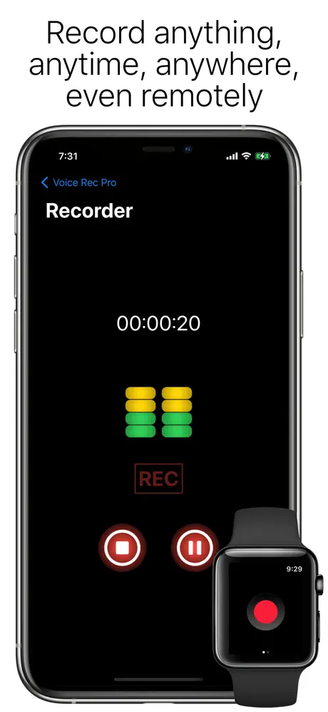 App screenshot for Voice Recorder Professional