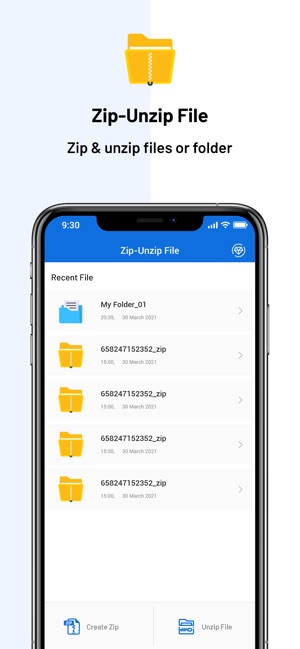 ZIP Extractor - Free App for Opening and Creating ZIP Files