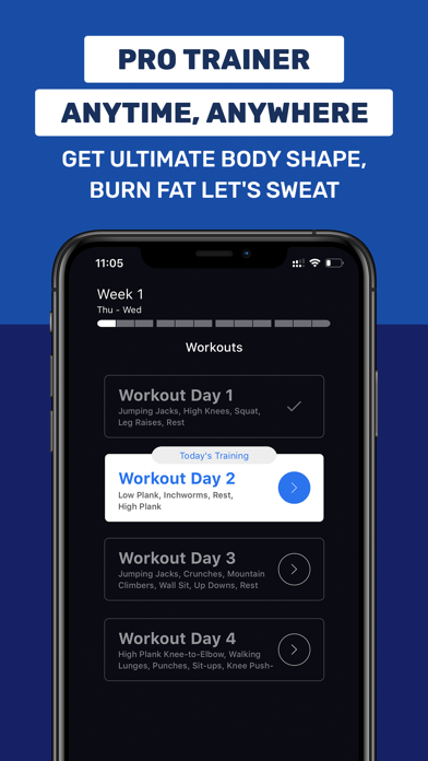 Daily Workout App by Fit5 Screenshot