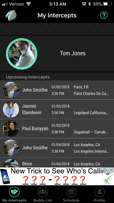 Intercept for Travelers Screenshot