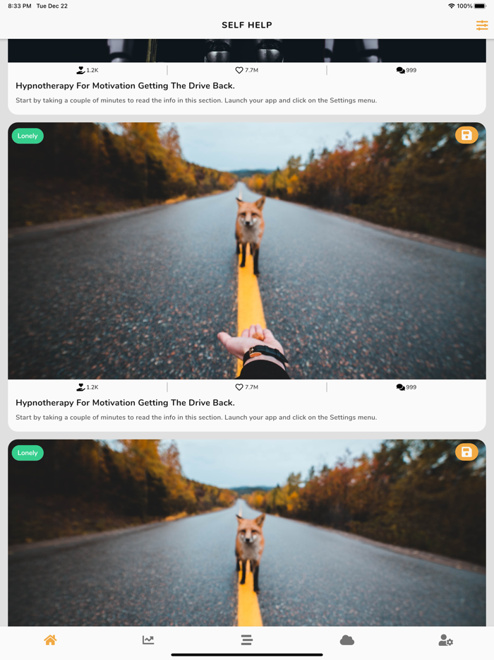 Selfhelp App for the Mind SAM