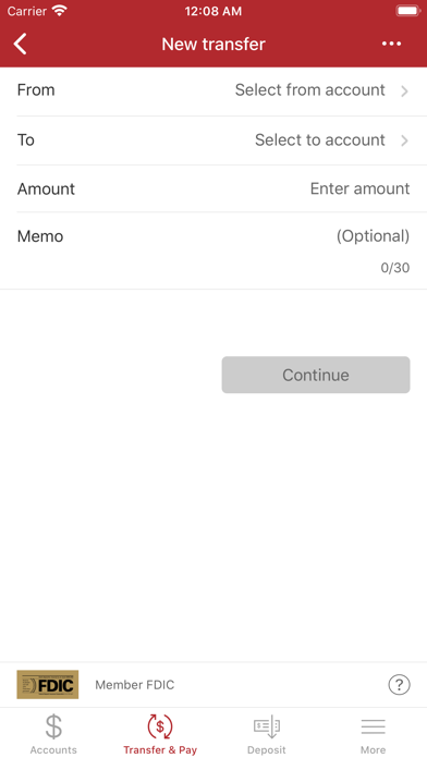 FirstBank of Nebraska Screenshot