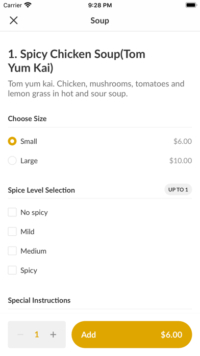 Kanok Thai Bistro Screenshot