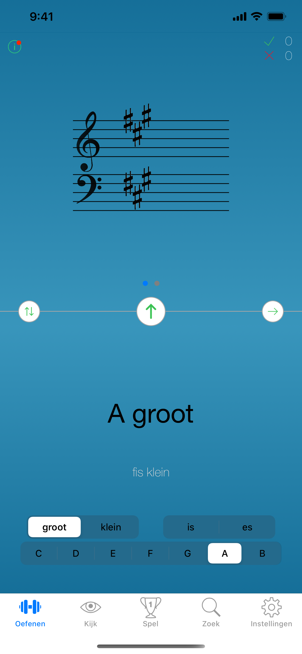 Toonsoort trainer