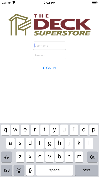 Deck Superstore Web Track Screenshot