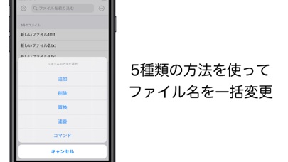 Renamer - ファイル名を一括変更のおすすめ画像1