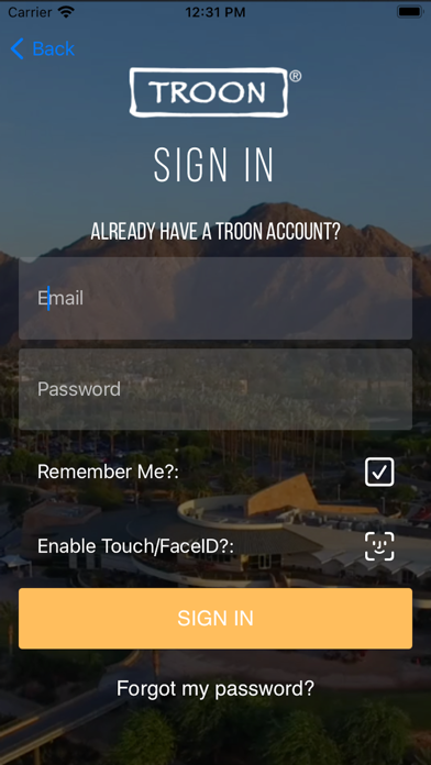 Troon Mobile Screenshot