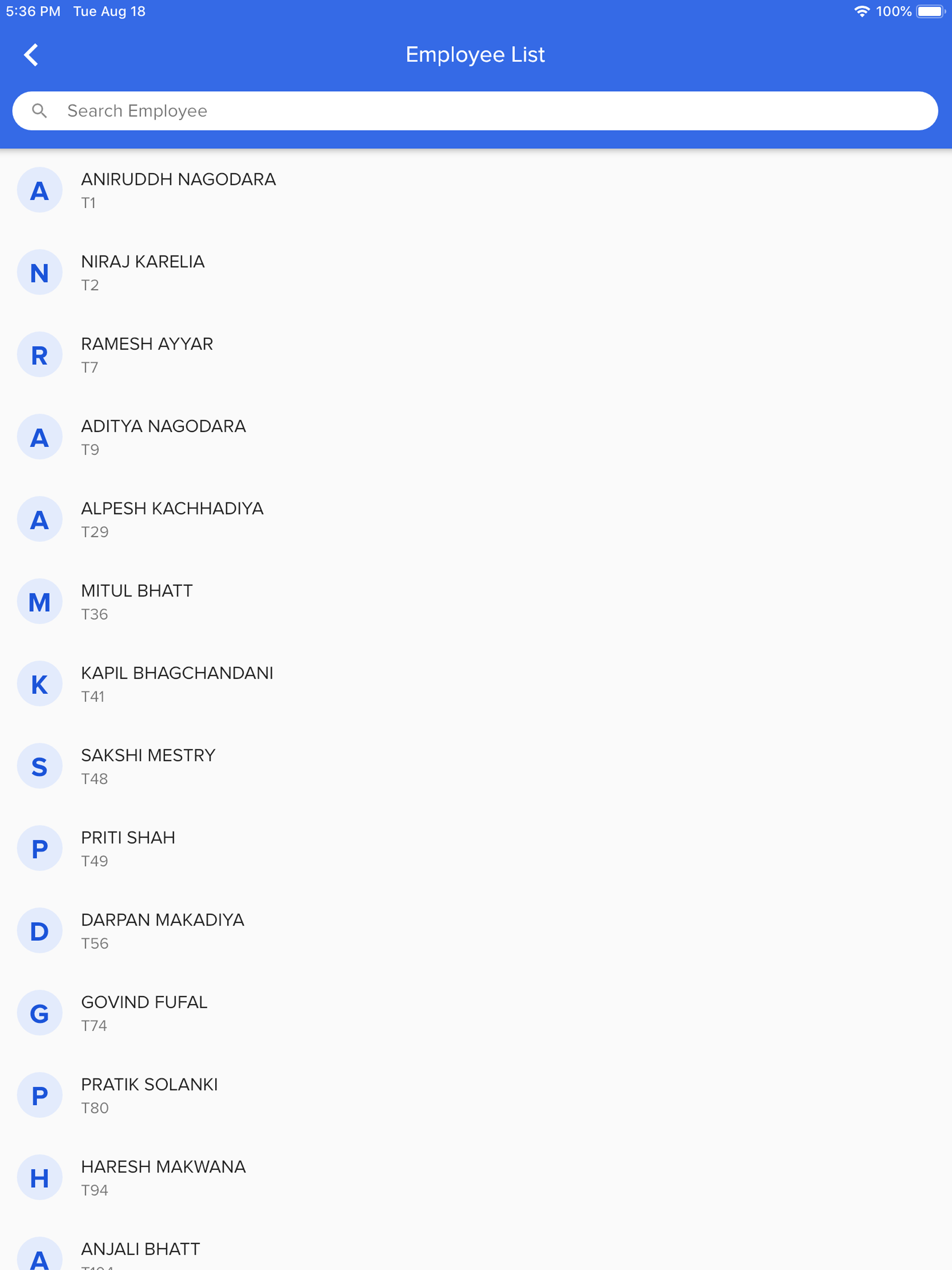 FactoHR Admin App