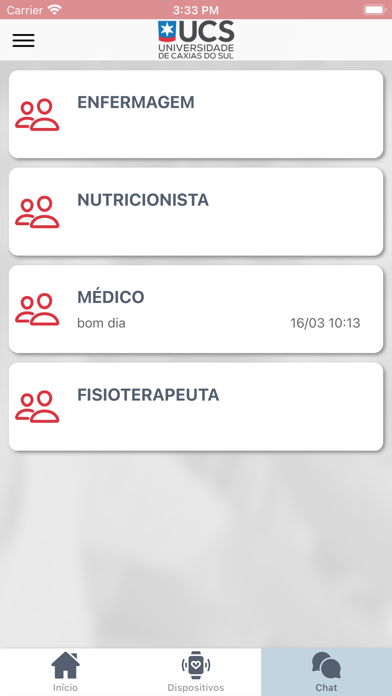 UCS Saúde Digital Screenshot