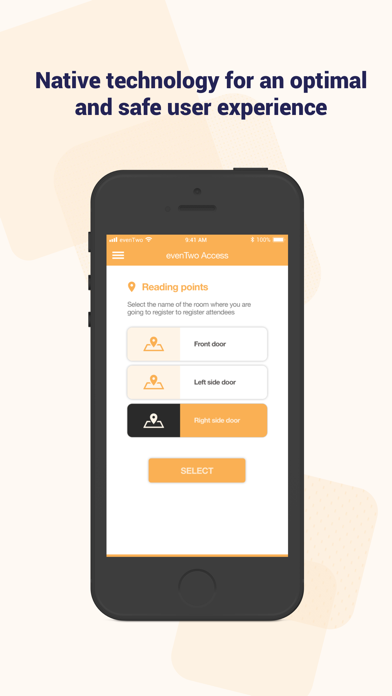 evenTwo Access Check-in Screenshot