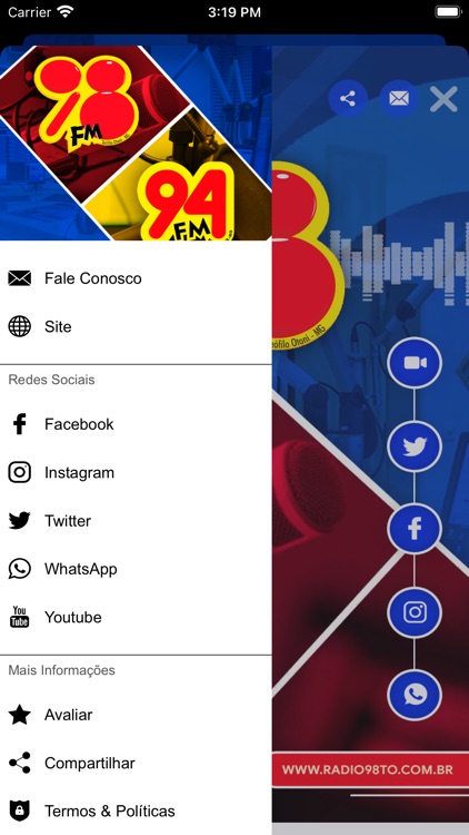 RÁDIO 98 FM TO E 94 FM NANUQUE screenshot-3