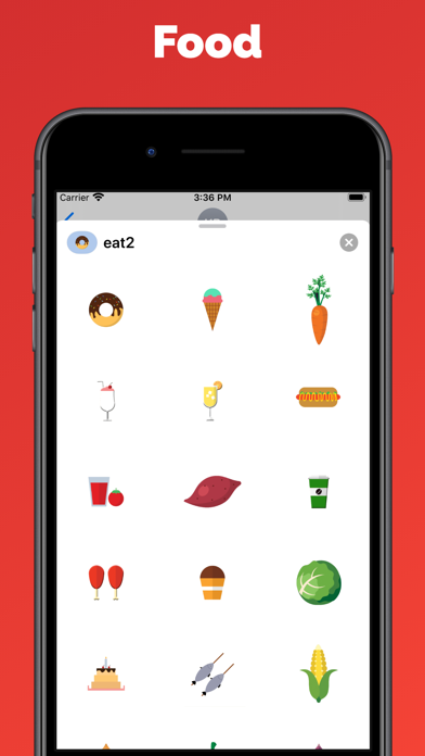 Screenshot #1 pour Manger la nourriture emoji
