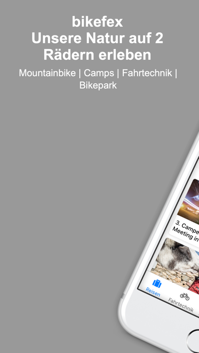 Screenshot #1 pour Bikefex - Mountainbike Reisen