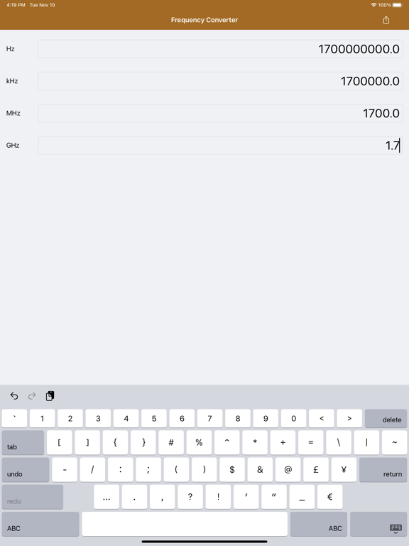 Screenshot #4 pour Frequency Converter