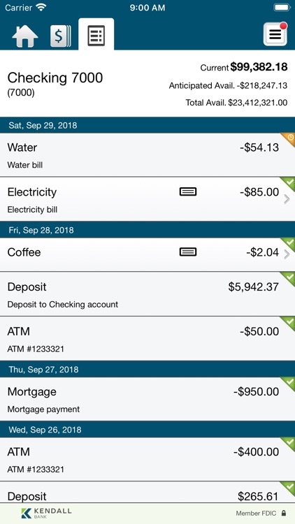 Kendall Bank Mobile Business screenshot-4