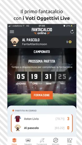 Game screenshot Fantacalcio Online apk