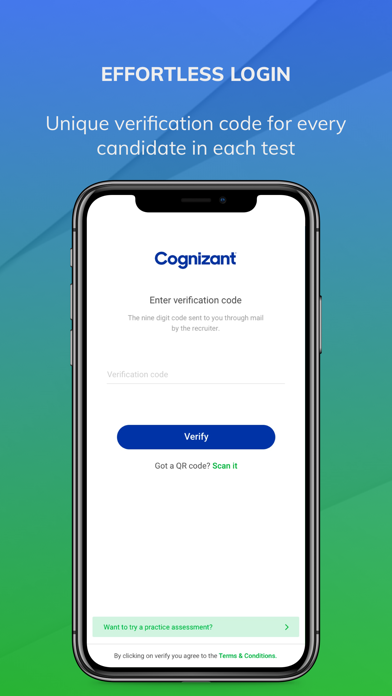 Cognizant Interview App Screenshot