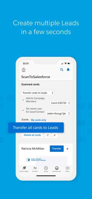 Scan to Salesforce/Pardot(圖5)-速報App