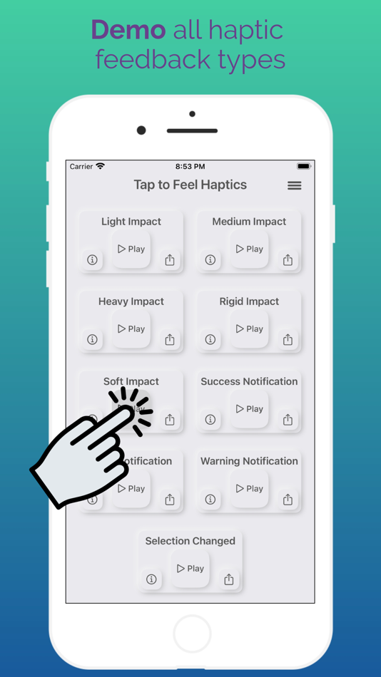 #1. Haptic Haven (iOS) By: David Jacobsen