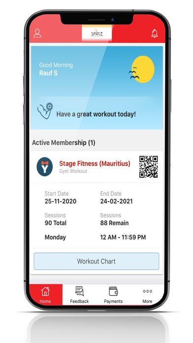Space Fitness Screenshot