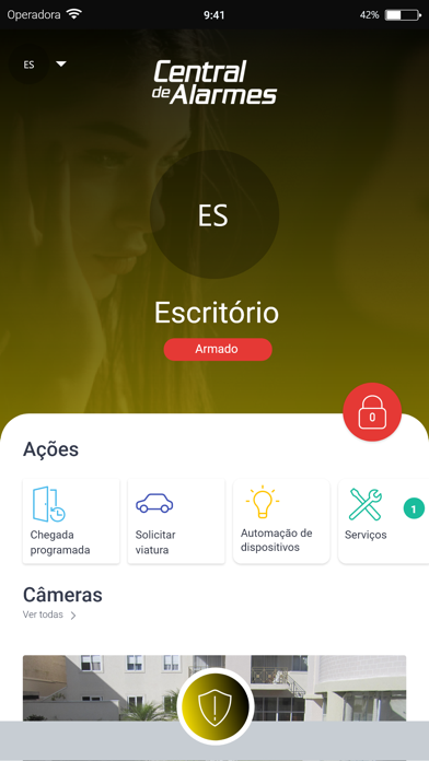 Central de Alarmes Screenshot